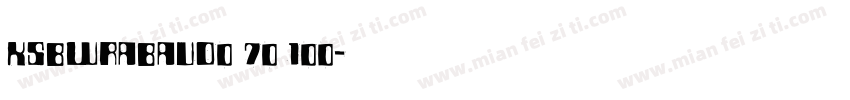 KSBWRABAUO0 70 100字体转换